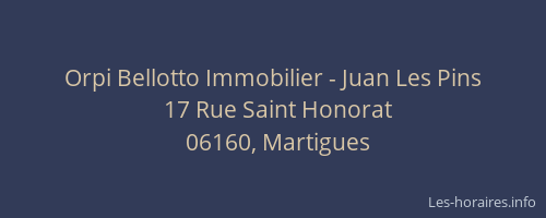 Orpi Bellotto Immobilier - Juan Les Pins
