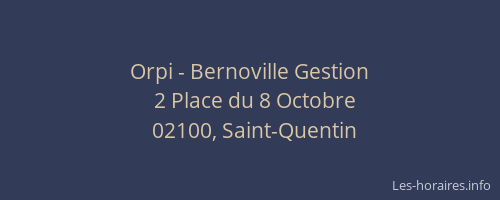 Orpi - Bernoville Gestion