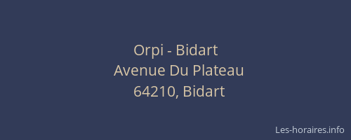 Orpi - Bidart