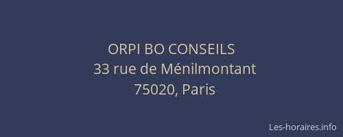 ORPI BO CONSEILS