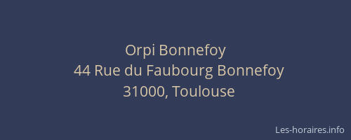 Orpi Bonnefoy