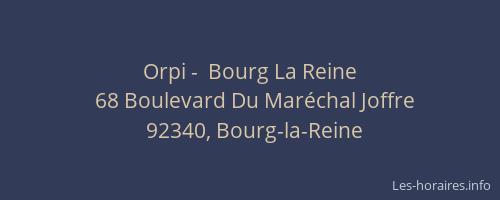 Orpi -  Bourg La Reine