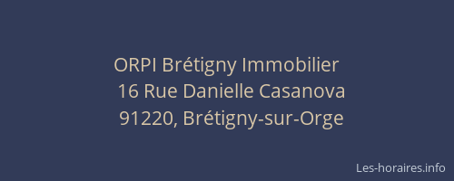 ORPI Brétigny Immobilier