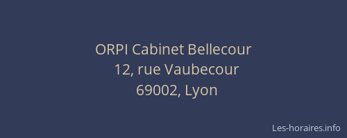 ORPI Cabinet Bellecour