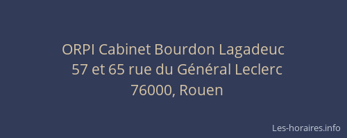 ORPI Cabinet Bourdon Lagadeuc