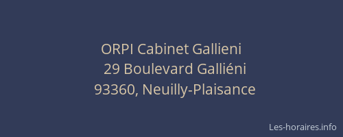 ORPI Cabinet Gallieni
