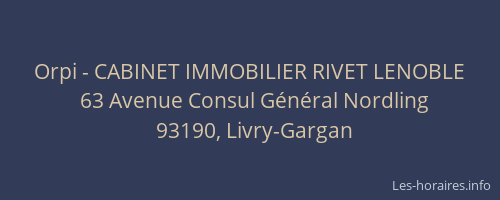 Orpi - CABINET IMMOBILIER RIVET LENOBLE