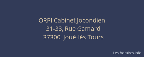 ORPI Cabinet Jocondien