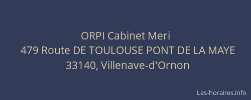 ORPI Cabinet Meri