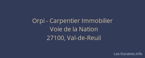 Orpi - Carpentier Immobilier