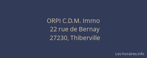 ORPI C.D.M. Immo