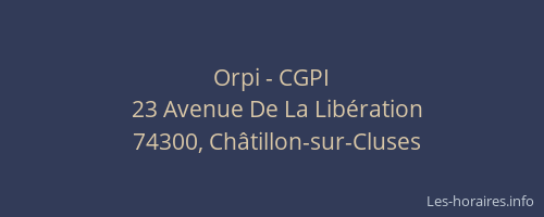 Orpi - CGPI