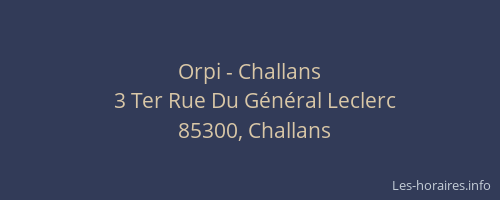 Orpi - Challans