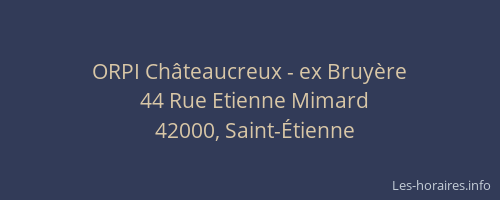 ORPI Châteaucreux - ex Bruyère