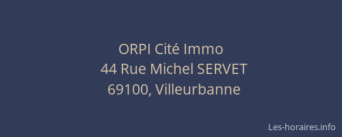 ORPI Cité Immo