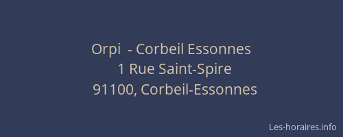 Orpi  - Corbeil Essonnes