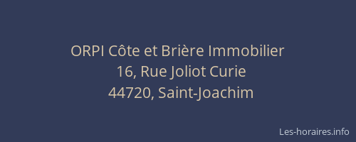 ORPI Côte et Brière Immobilier