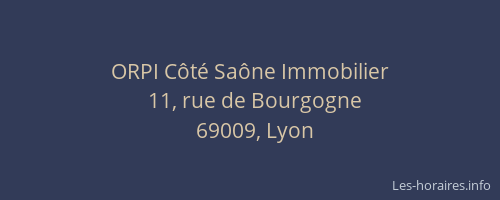 ORPI Côté Saône Immobilier