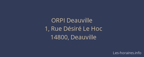 ORPI Deauville