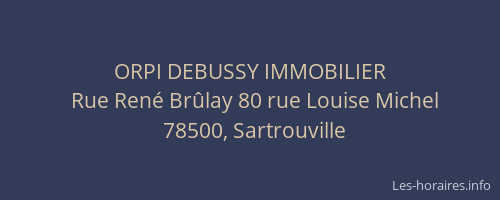 ORPI DEBUSSY IMMOBILIER