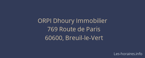 ORPI Dhoury Immobilier