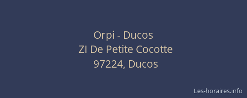 Orpi - Ducos