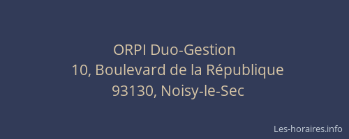 ORPI Duo-Gestion