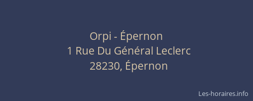 Orpi - &Eacute;pernon