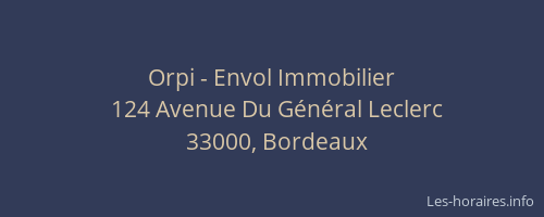 Orpi - Envol Immobilier