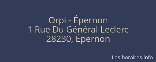 Orpi - Épernon
