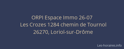 ORPI Espace Immo 26-07