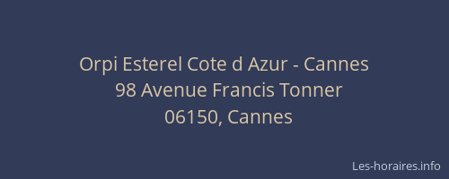 Orpi Esterel Cote d Azur - Cannes