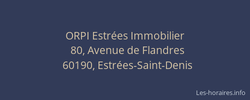 ORPI Estr&eacute;es Immobilier