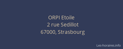 ORPI Etoile