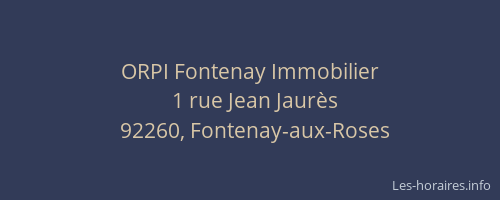 ORPI Fontenay Immobilier