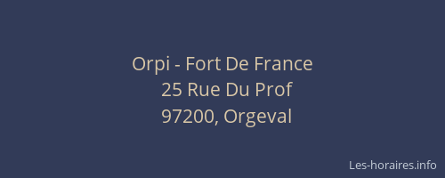 Orpi - Fort De France