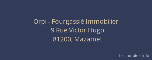 Orpi - Fourgassi&eacute; Immobilier