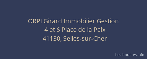 ORPI Girard Immobilier Gestion
