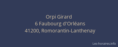 Orpi Girard
