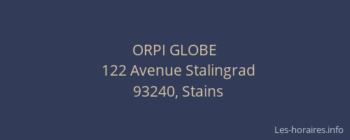 ORPI GLOBE