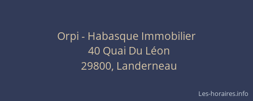 Orpi - Habasque Immobilier