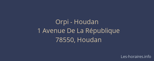 Orpi - Houdan