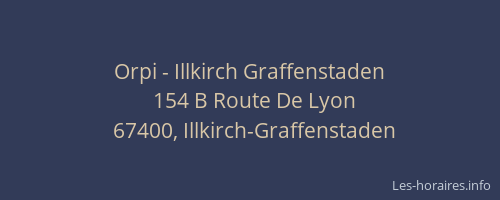 Orpi - Illkirch Graffenstaden