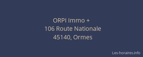 ORPI Immo +
