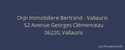 Orpi Immobiliere Bertrand - Vallauris