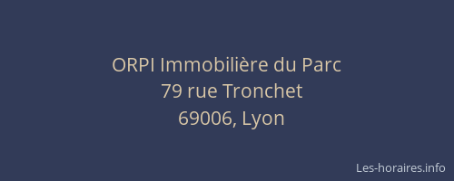 ORPI Immobilière du Parc
