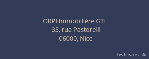 ORPI Immobilière GTI