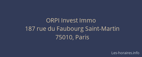 ORPI Invest Immo