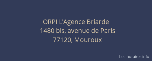 ORPI L'Agence Briarde