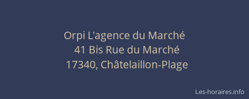 Orpi L'agence du March&eacute;